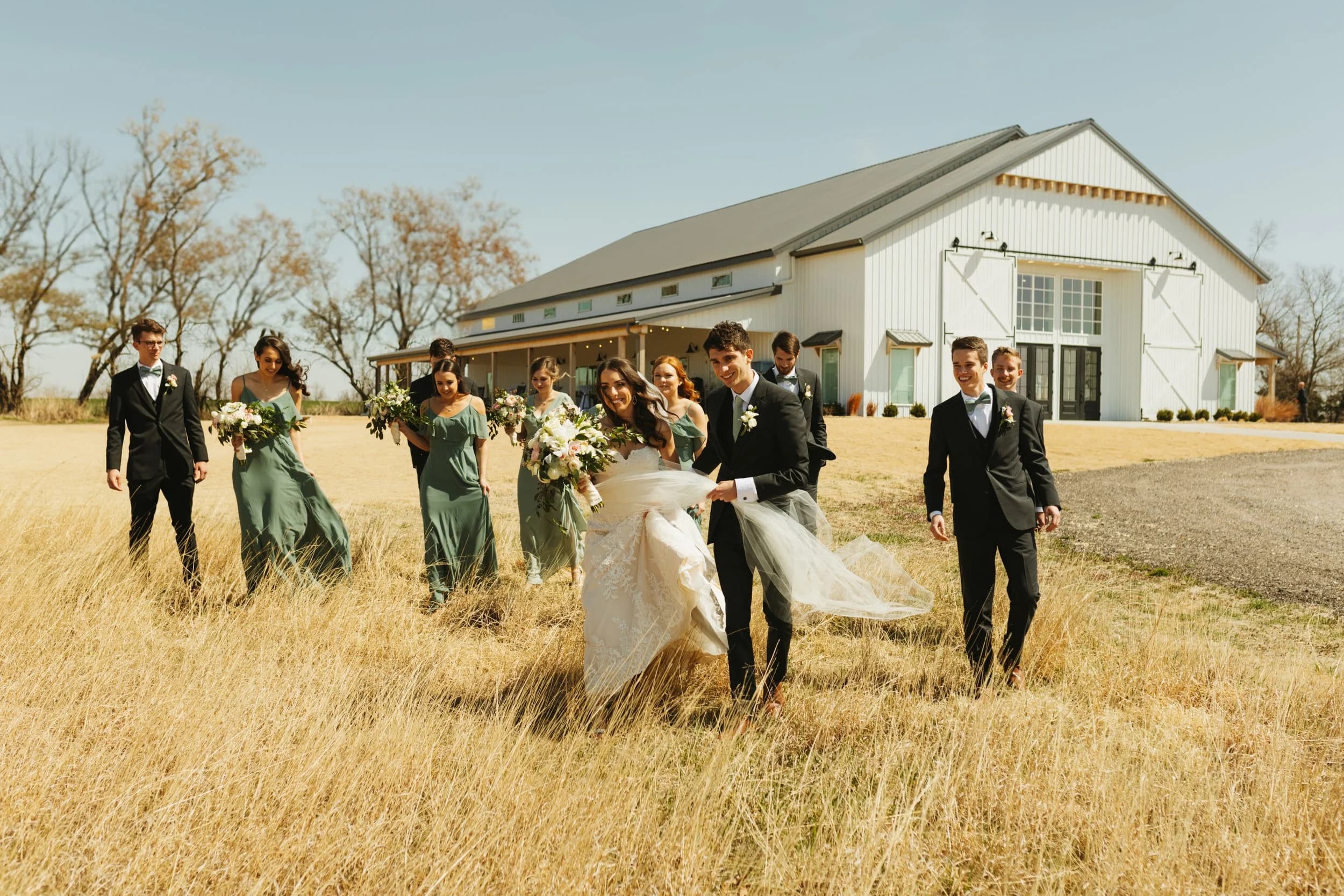 Romantic wedding reception with candlelight and floral arrangements